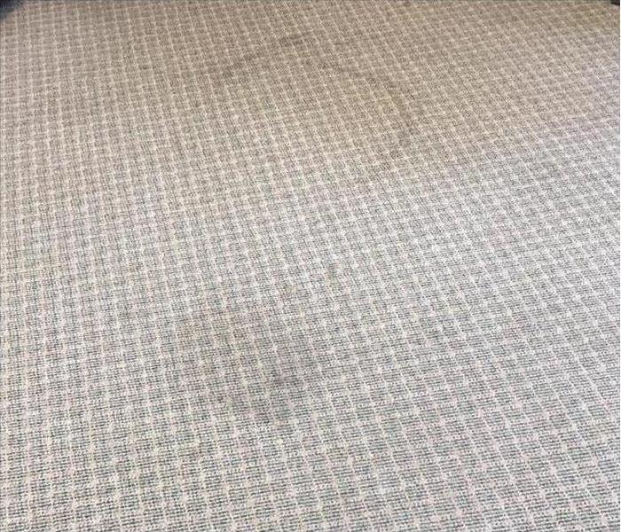 Carpet with stains 